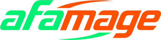 Logo afamage platform hiburan online Indonesia